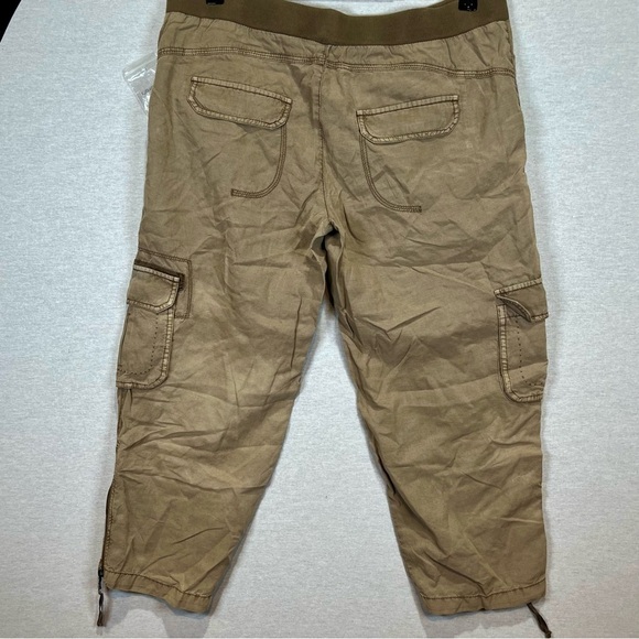 MARRAKECH (ANTHROPOLOGIE), ZIPPED CARGO CROPPED CARPIS. Size 24. NWOT - Picture 3 of 6